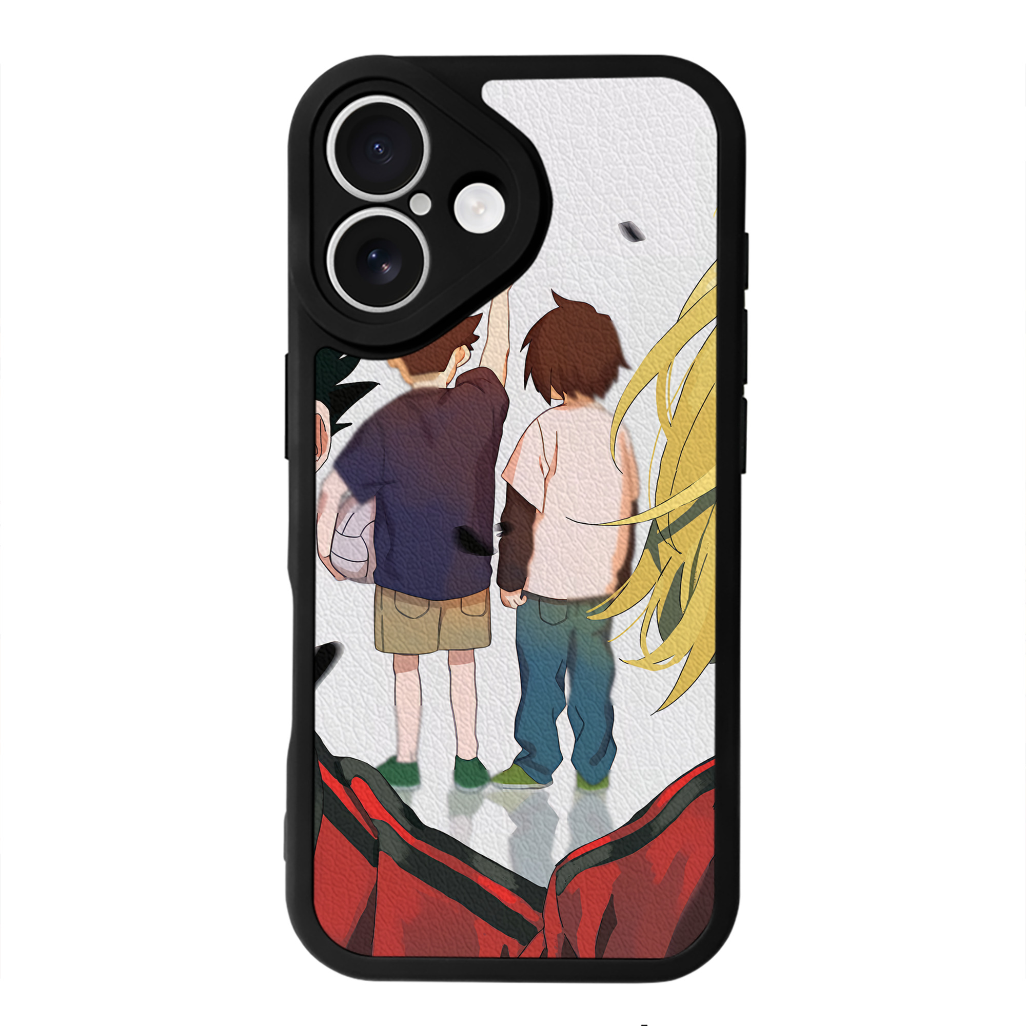 （画像用） ハイキュー!! Haikyu!! 【iPhone 16シリーズ対応】シリコンスマホケース（レザー調） 材質：シリコン